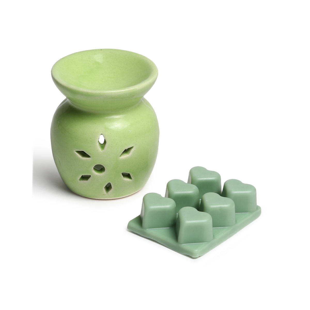 BAKHOOR - Ceramic Aroma Diffuser & Scented Wax Melts Set