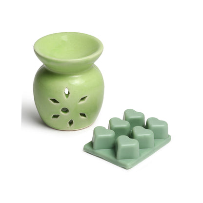 BAKHOOR - Ceramic Aroma Diffuser & Scented Wax Melts Set