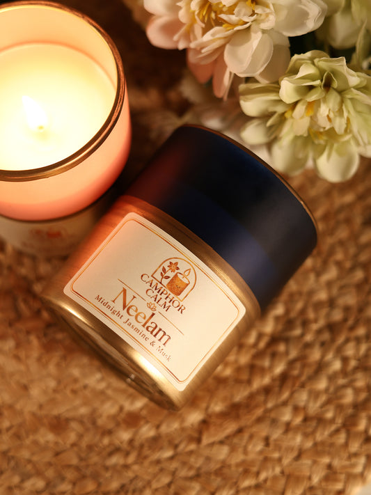 NEELAM - Golden Jar Scented Candle