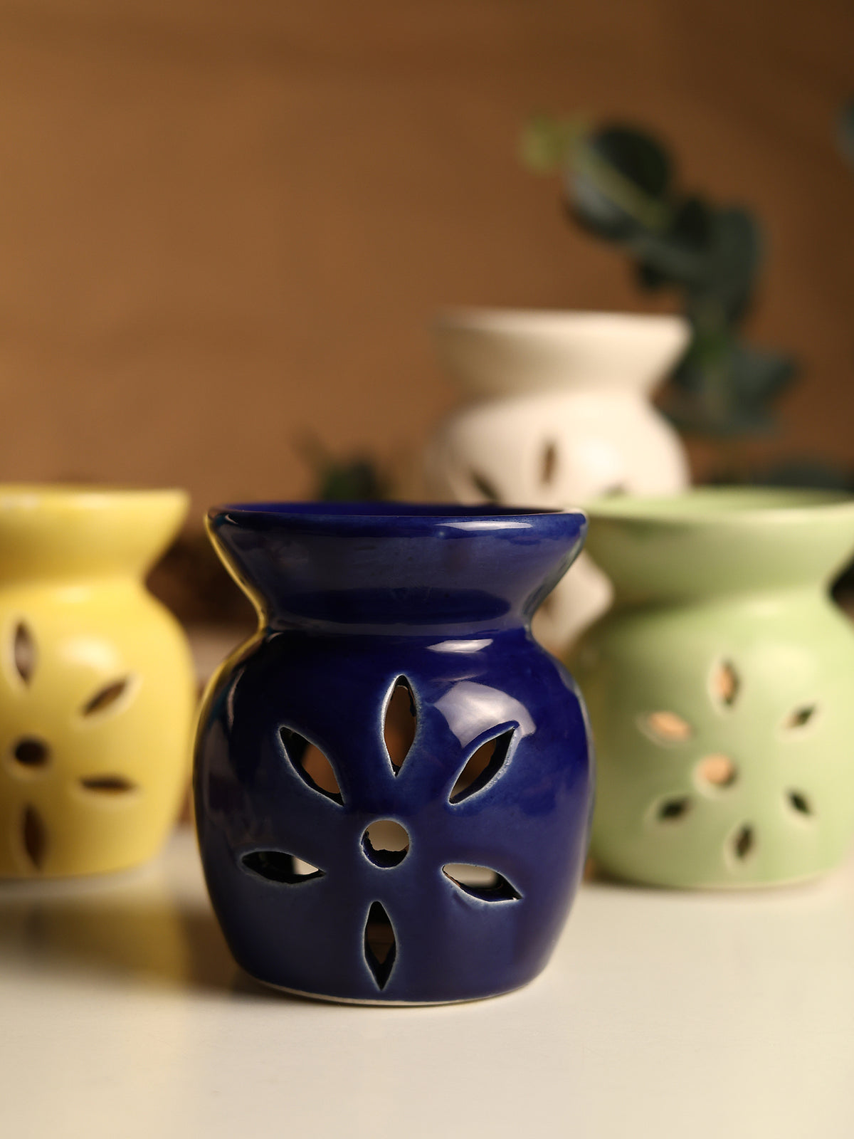 LAVENDER - Ceramic Aroma Diffuser & Scented Wax Melts Set