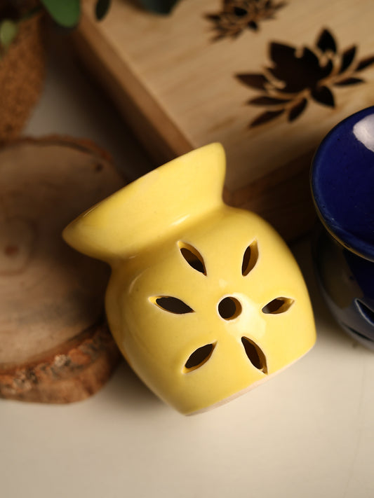 MAHOGANY - Ceramic Aroma Diffuser & Scented Wax Melts Set