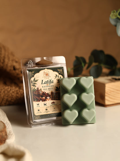 BAKHOOR - Ceramic Aroma Diffuser & Scented Wax Melts Set