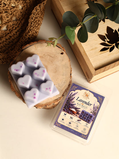 LAVENDER - Ceramic Aroma Diffuser & Scented Wax Melts Set