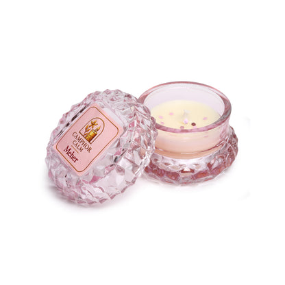 MEHER - Light Pink Crystal Jar Scented Candle