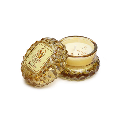 SUNEHRI - Yellow Crystal Jar Scented Candle