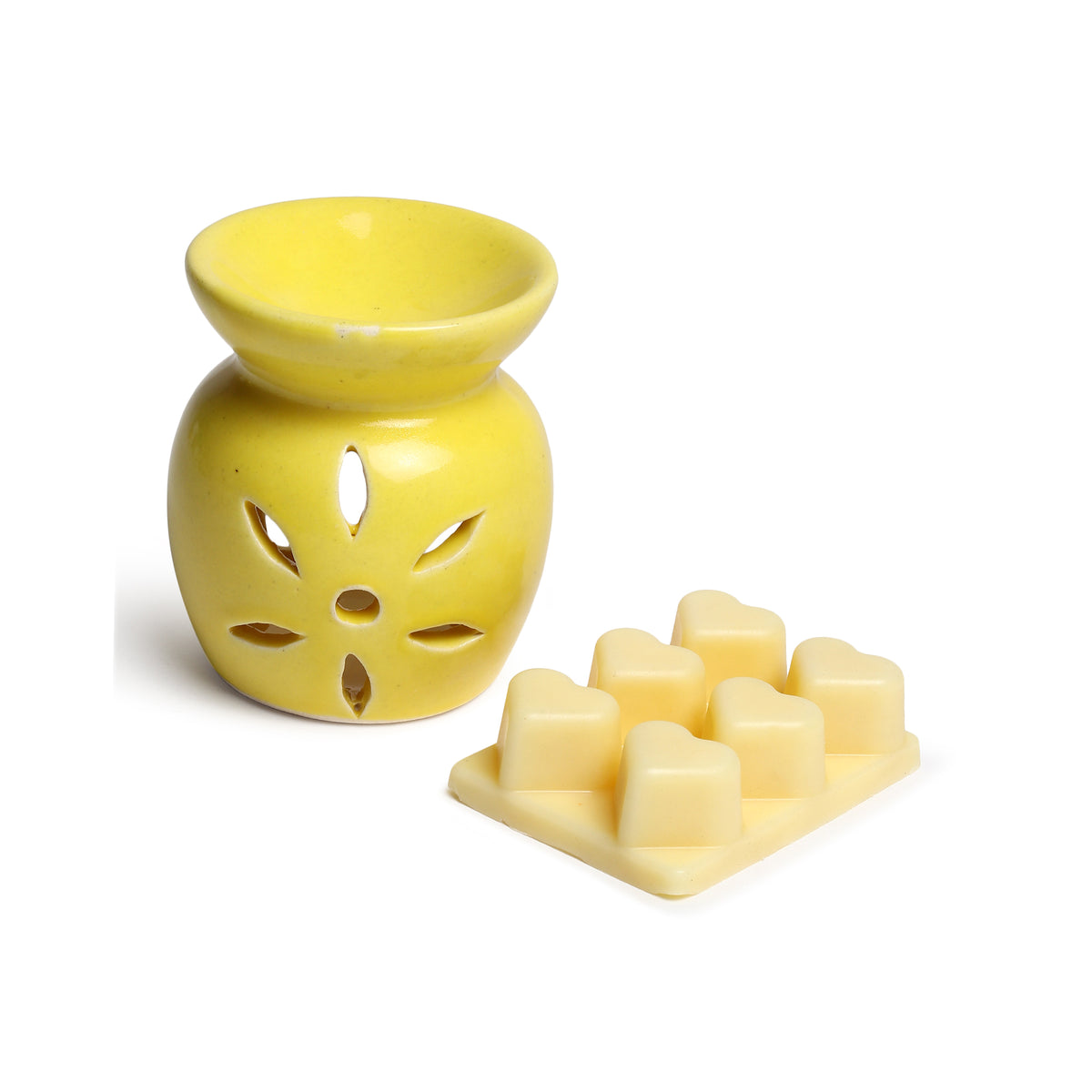 MAHOGANY - Ceramic Aroma Diffuser & Scented Wax Melts Set